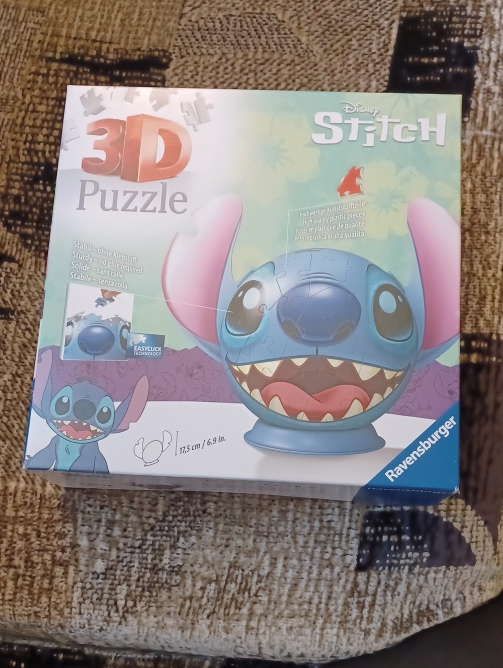 4/$80 New Disney Stitch 3D Puzzle - Blue
